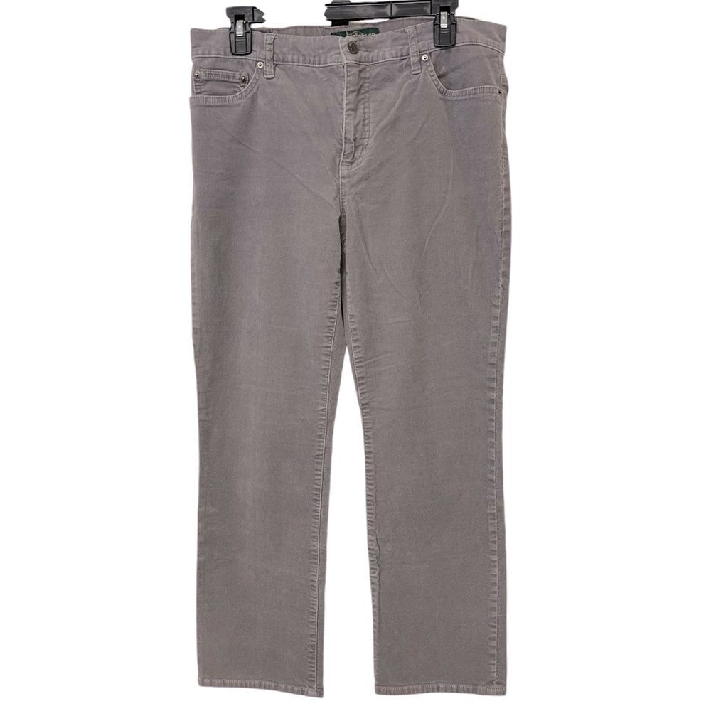 Lauren Ralph Lauren Gray Women's Trousers